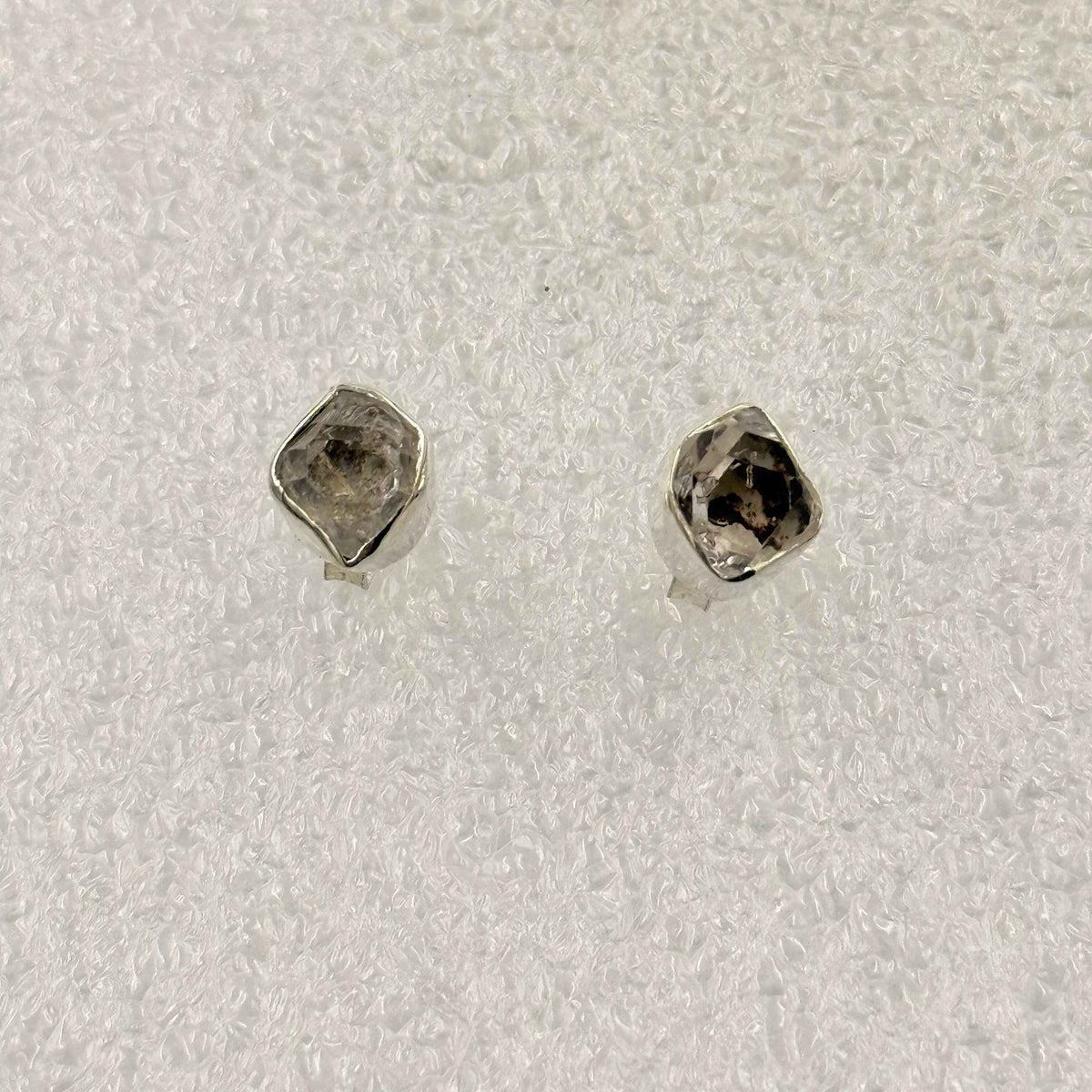 Sterling Silver Herkimer Diamond Post Earrings