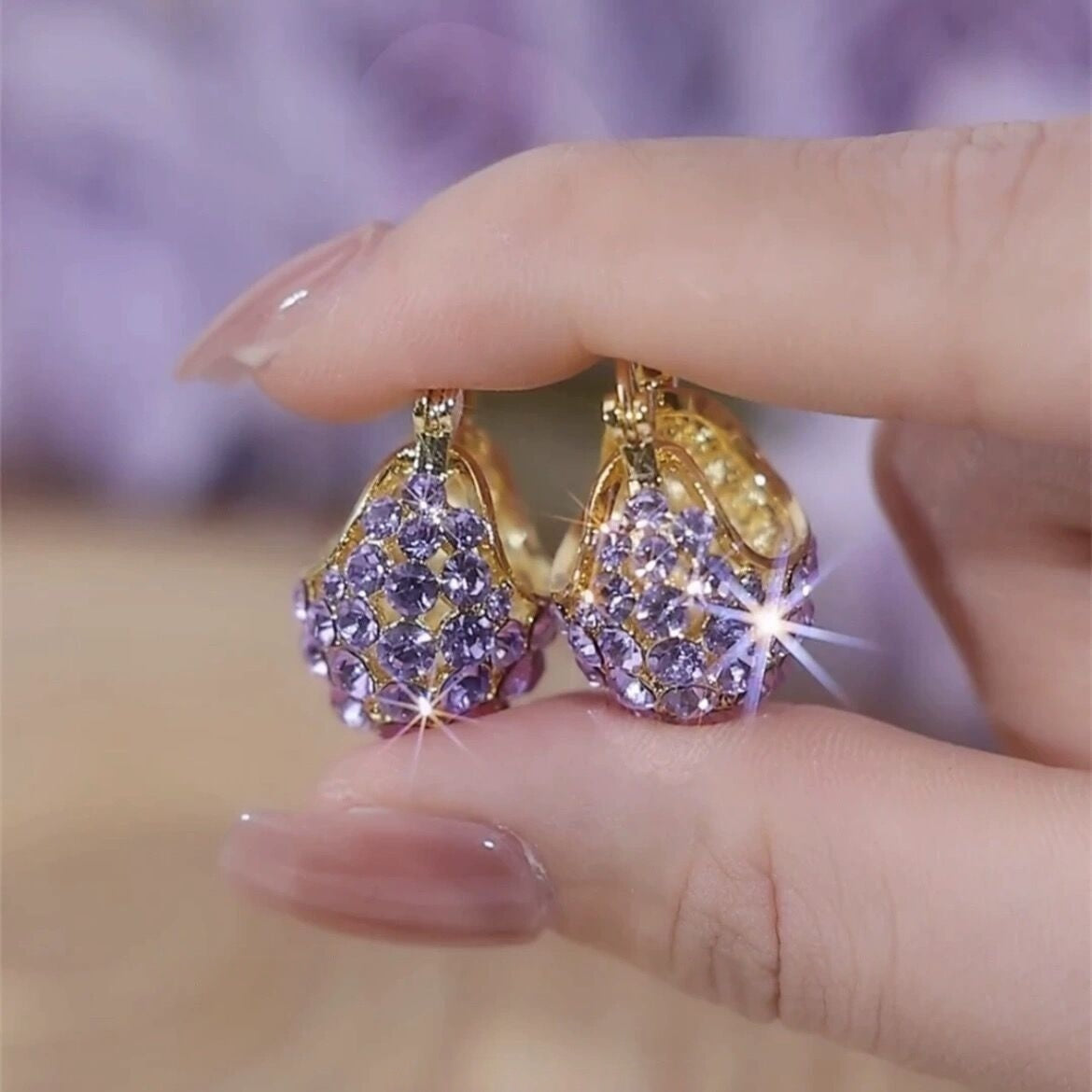 Elegant Zircon Tassel Earrings For Women