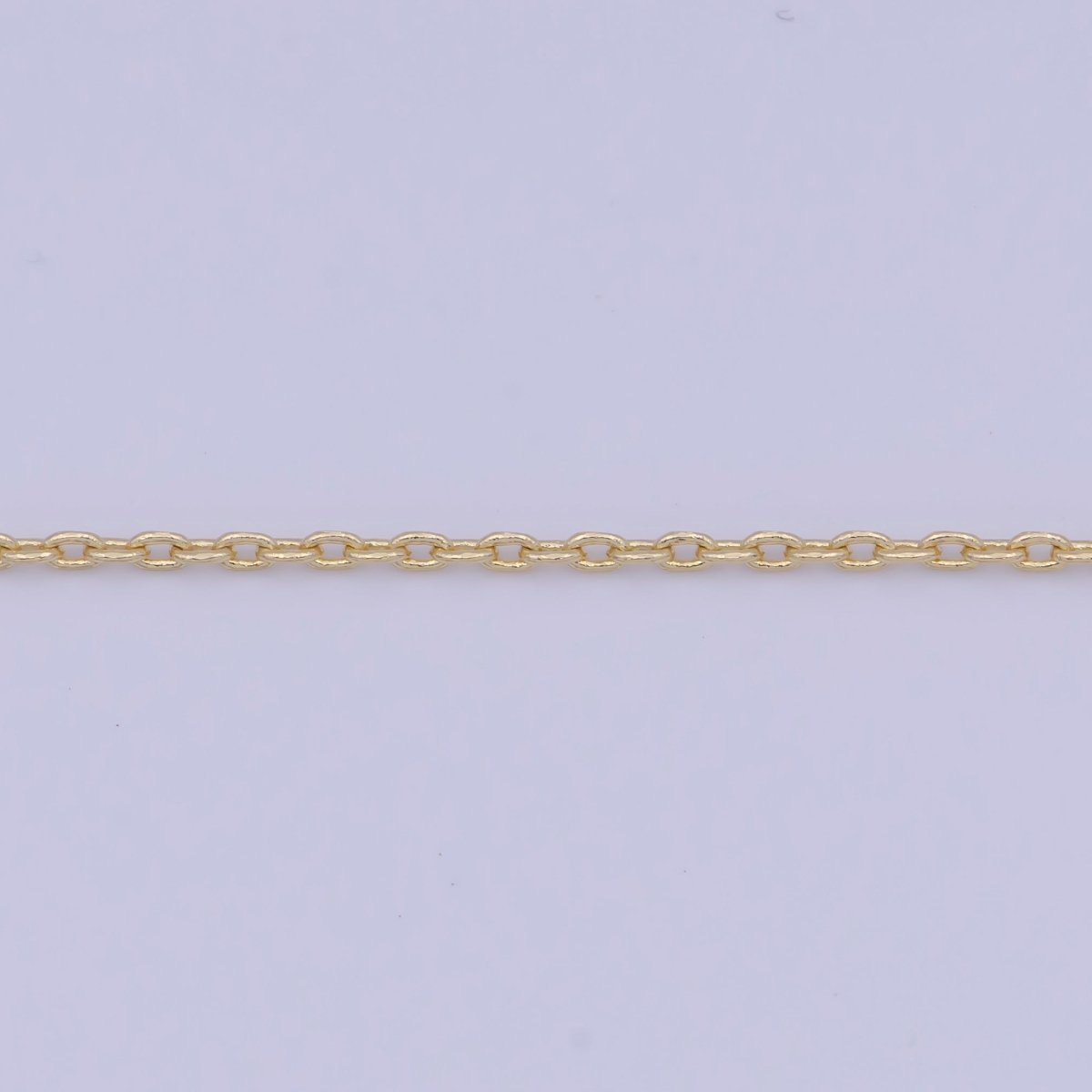 14K Gold Filled Cable Chain Minimalist Necklace Fine Link Chain Necklace 18 inch Length, 0.6mm Width Ready to Wear | WA-1112 Clearance Pricing