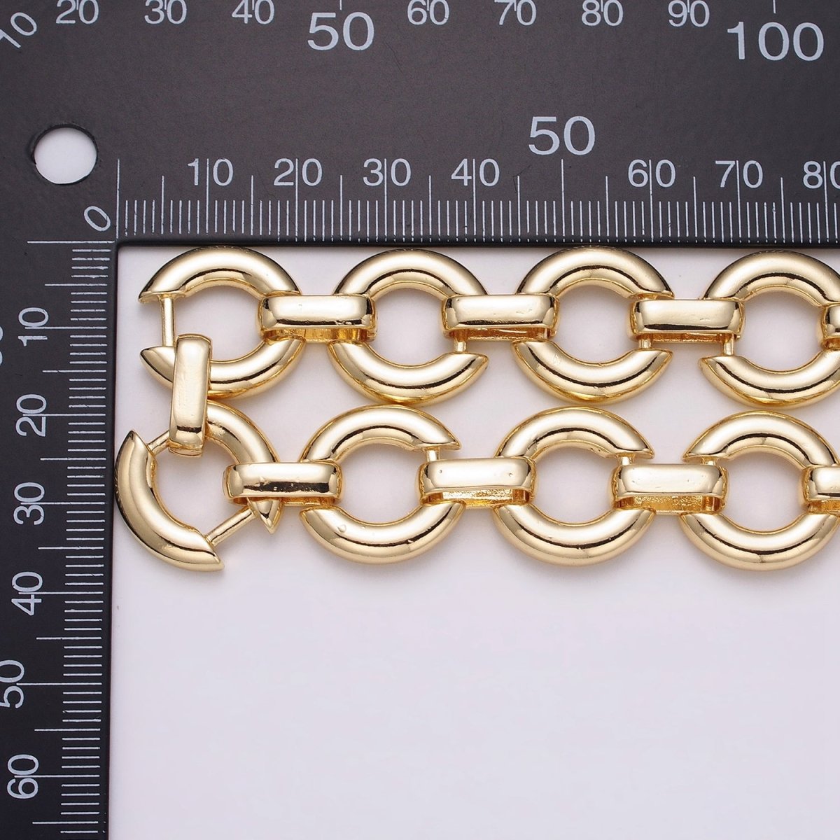 16K Gold Filled Round Cable Chain Chain, Silver Unique Chain by Yard for Jewelry Making Supply | ROLL-1317 ROLL-1318 Clearance Pricing