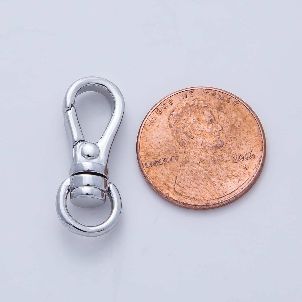 18K Gold Filled 25mm Push Lobster Swivel Clasp Closure Finding in Gold & Silver | Z1247 Z1614