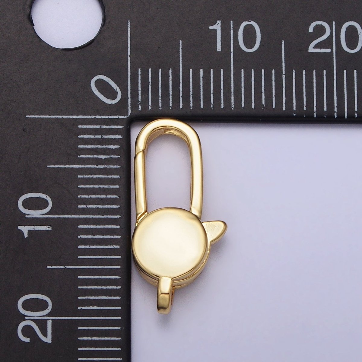 1pc Wholesale Lobster Clasp 24k Gold , Oval Lobster Claw for Jewelry Making, Size 19.3x8.9 mm Z-147 Z-148