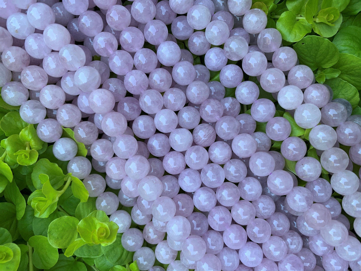 High Quality Natural Purple Rose Quartz Round Smooth Beads