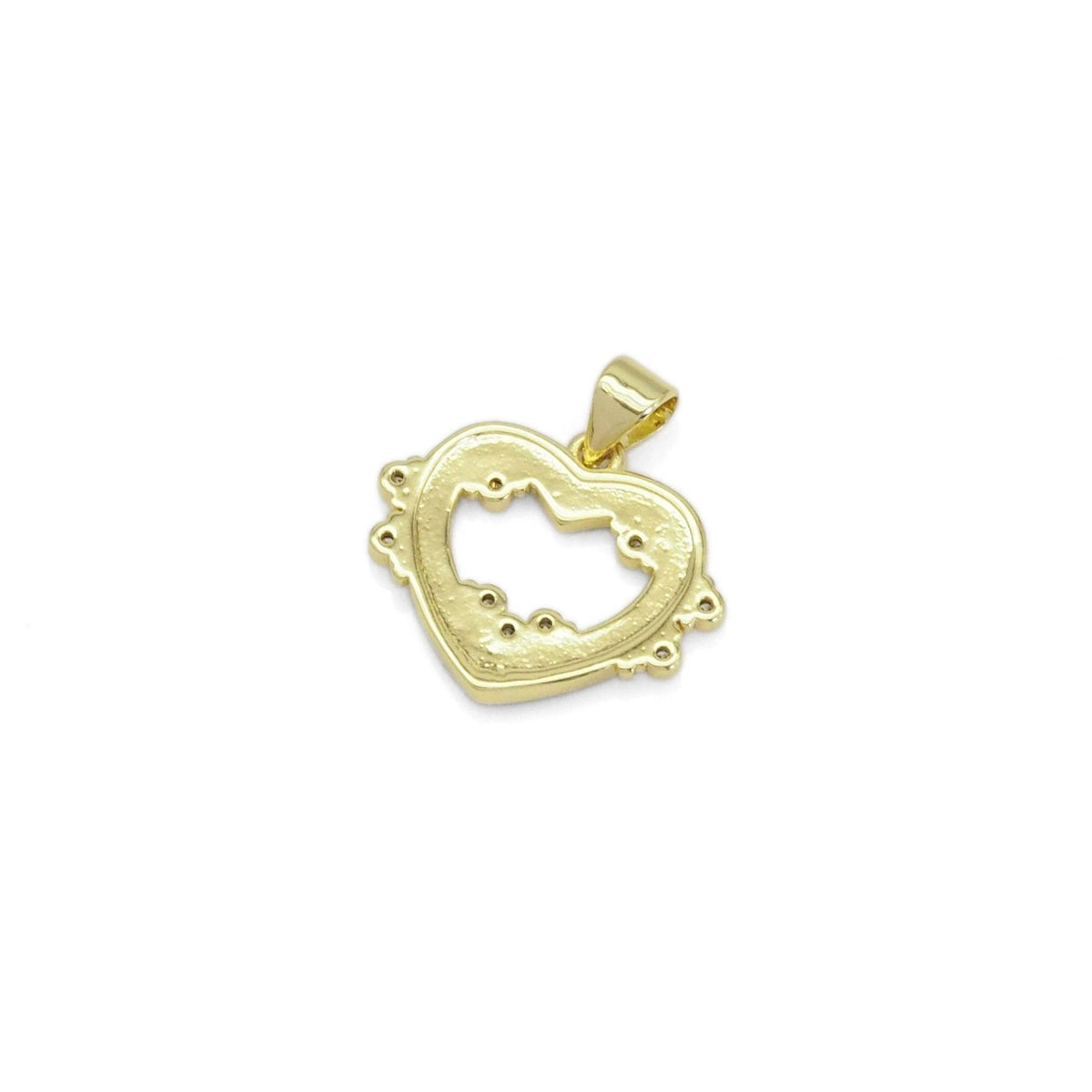 Abalone Pink White Mother of pearl Heart Charm, Sku#LX392