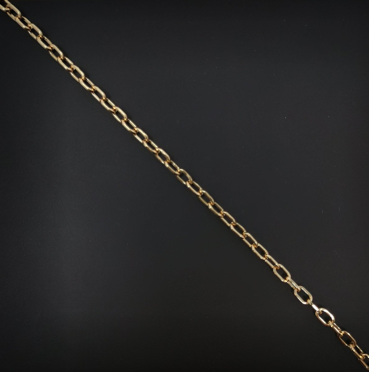 24K Gold Filled CABLE Chain by Yard, Wholesale Bulk Roll Chain For Jewelry Making, Necklace Bracelet Anklet Component Supply | ROLL-066 Clearance Pricing