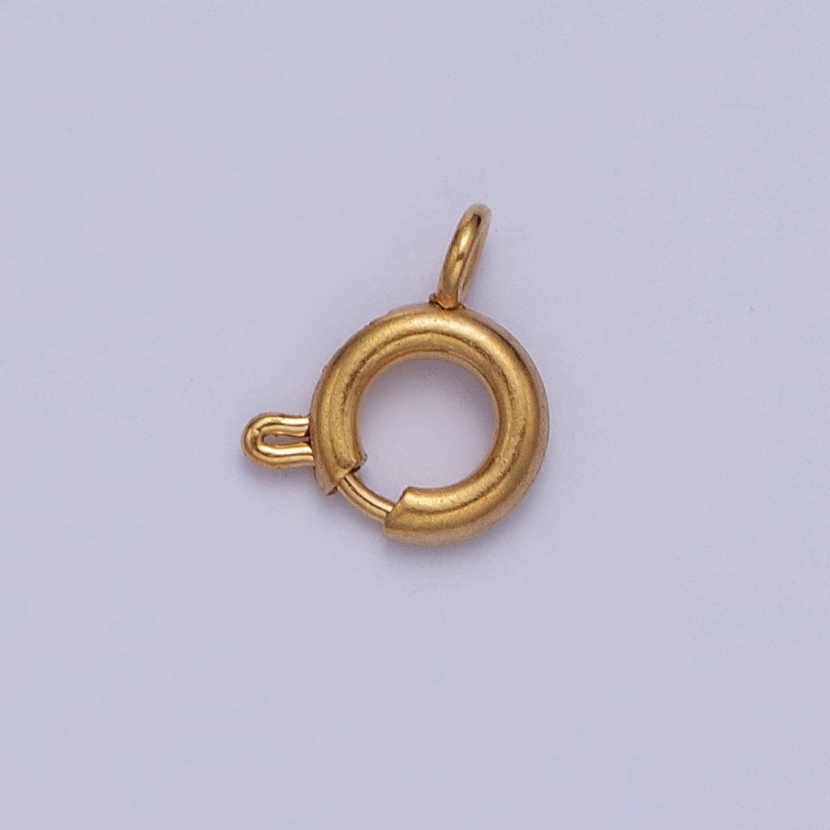 24K Gold Filled Round Spring Ring Closure Clasps For DIY Jewelry Making L-892-L-899 L-905