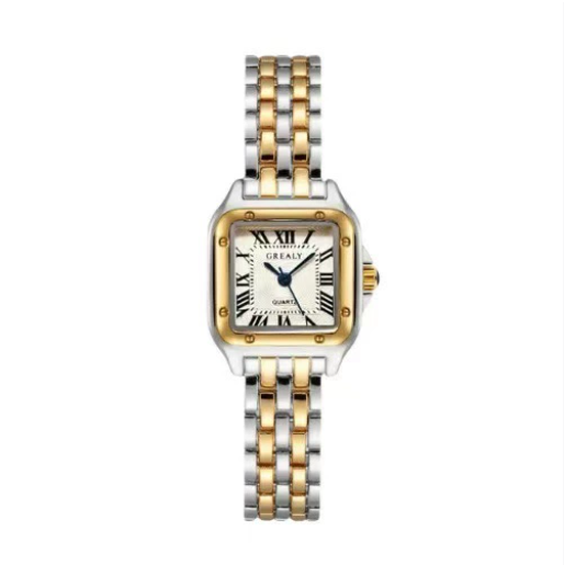 New Best-seller On Douyin Women's Fashion Watch Student Quartz Square Diamond-embedded Watch