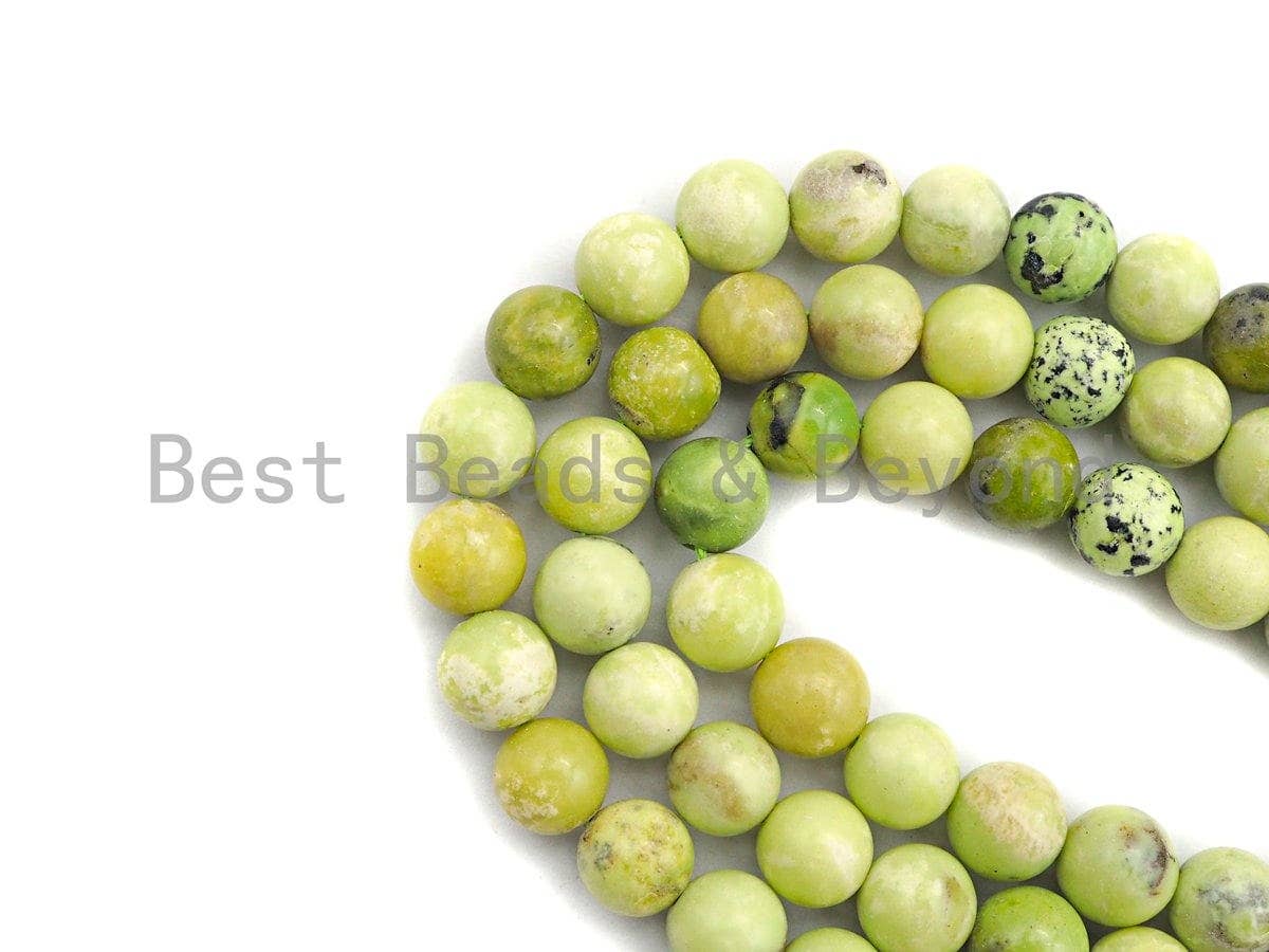 High Quality Chrysoprase Round Beads, 8mm/10mm, Natural Chrysoprase Beads, 15.5" Full length, sku#U577