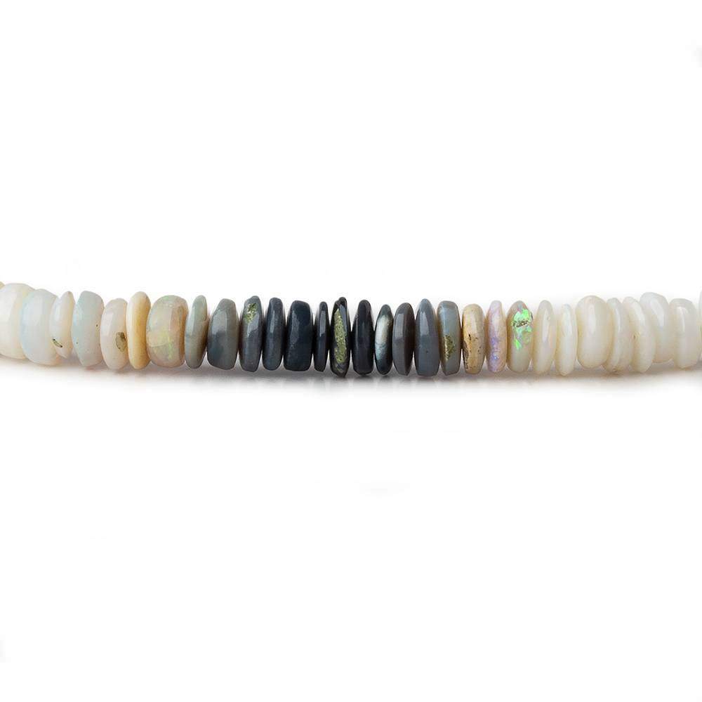 3-4mm Australian Opal Plain Rondelle Beads 18 inch 350 pieces A