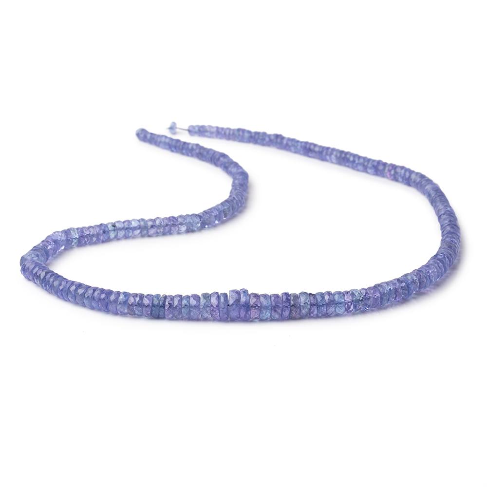 3-7mm Tanzanite Faceted Heishi Beads 16 inch 220 pieces AA