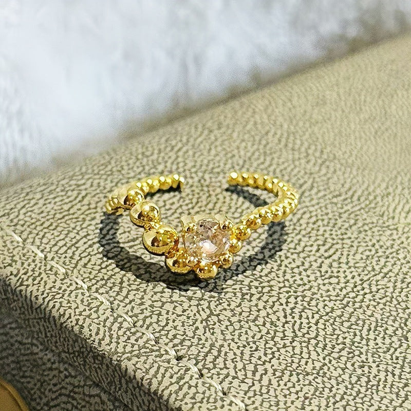 Womens Versatile Trendy Niche Ring