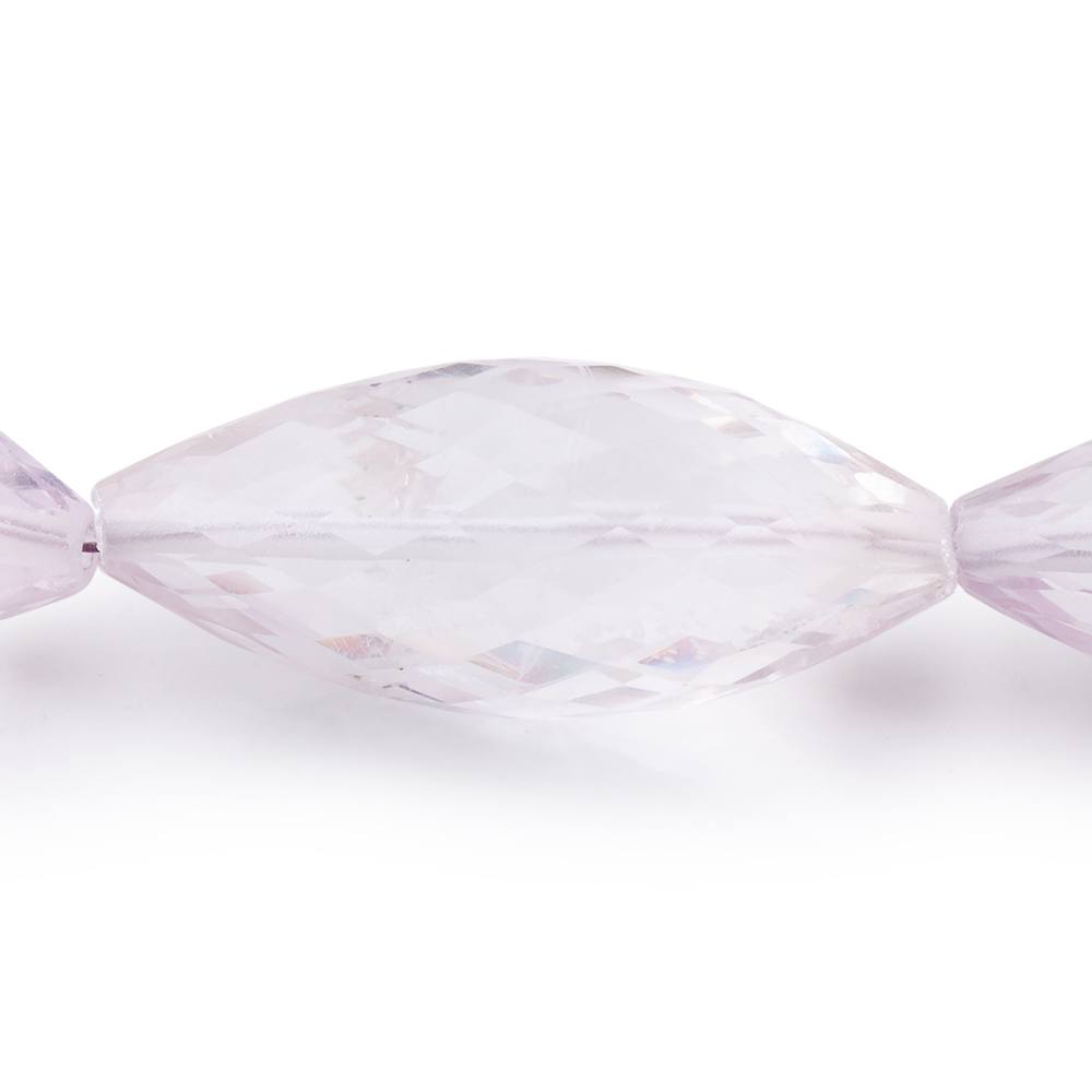 23-30mm Pink Amethyst Faceted Marquise Beads 15 inch 15 beads AA Grade