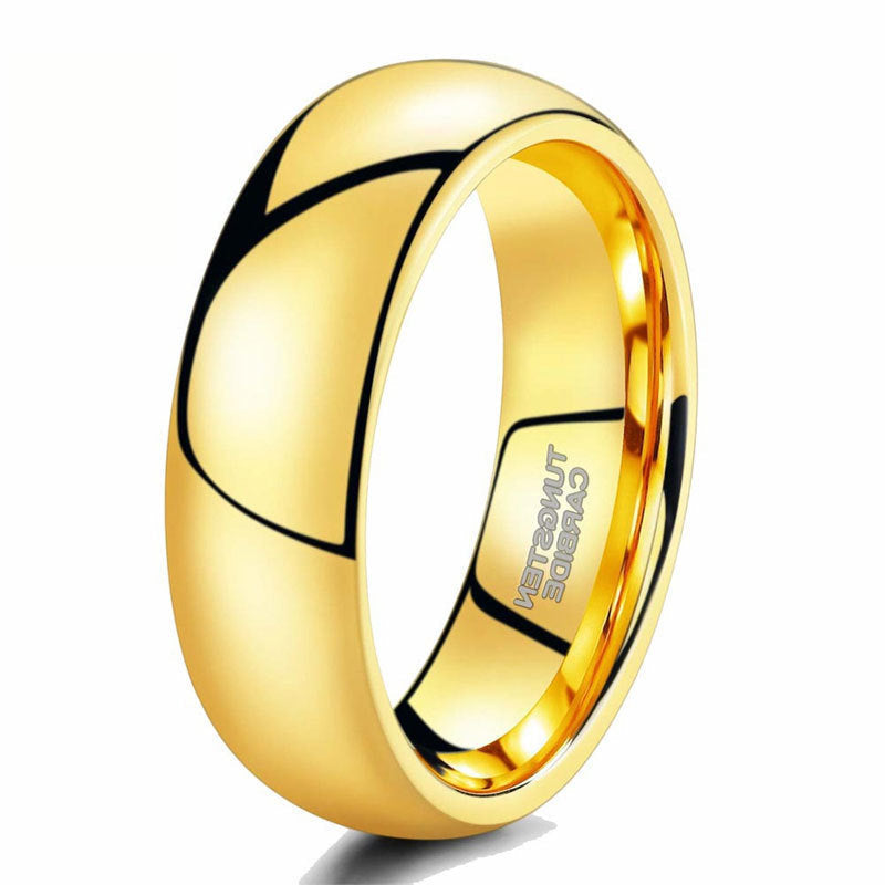 Sleek Unisex Polished Tungsten Carbide Ring That Wont Fade