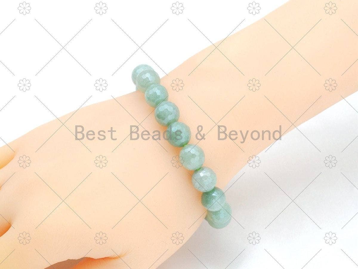 Mystic Green Aventurine Stretchy Bracelet, EF69