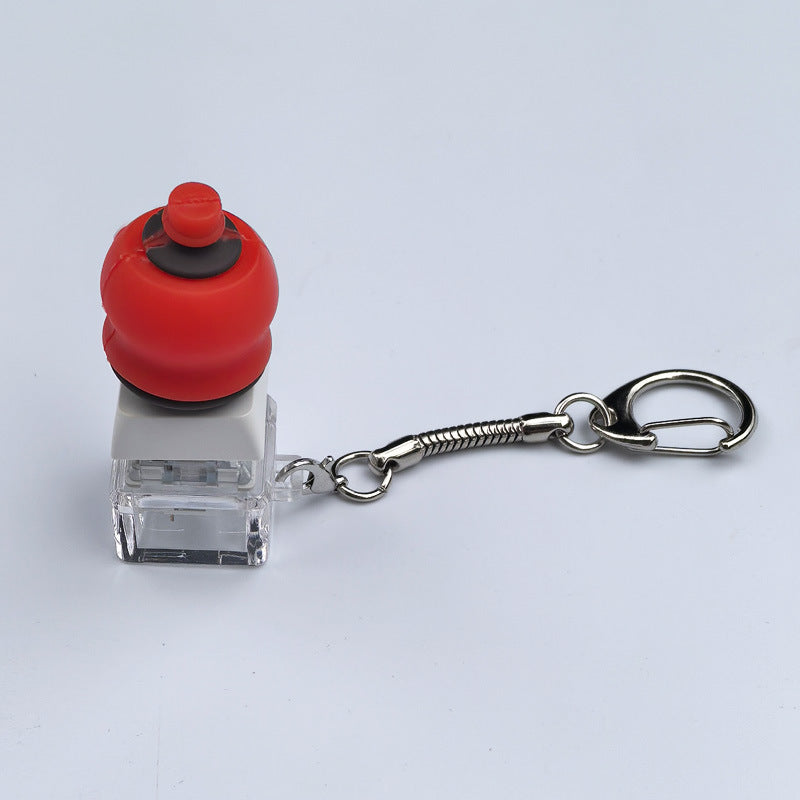 Creative Stress-relief Gadget Button-finger Toy For Boredom Stress Relief And Venting Also Serves As Keychain Or Pendant