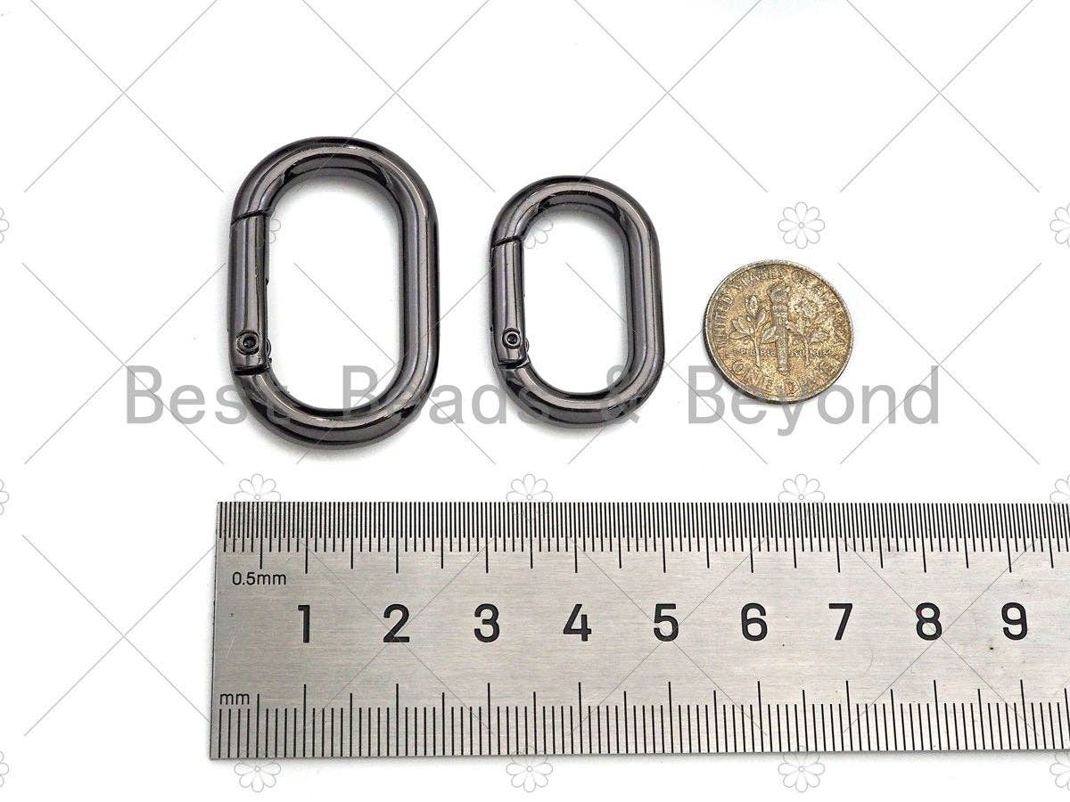 High Quality Large Gold/Silver/Gunmental Carabiner Clasp, Snap Clip Trigger Clasp, Spring Buckle Clasp for Purse Key Jewelery, sku#K126C