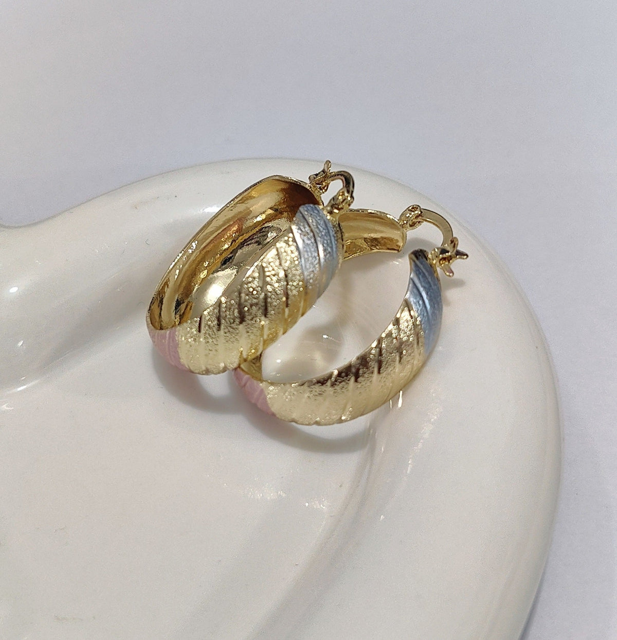 European And American Trendy Womens Copper Earrings