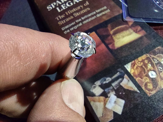 * GIA Certified 2.25Ct+ D IF Cushion Cut Simulated Diamond Strass Gemstone *