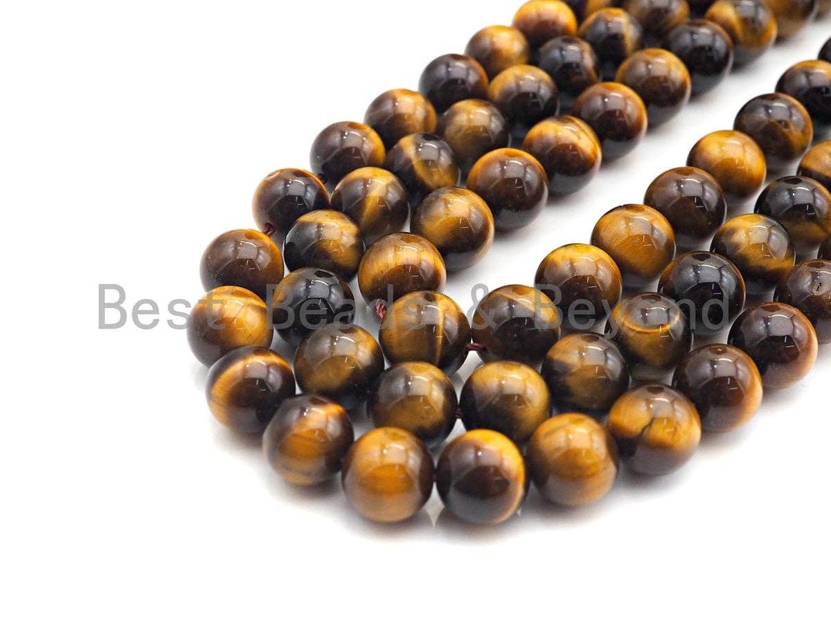 AA High Quality Natural Yellow Tiger Eye Beads, 6mm/8mm/10mm