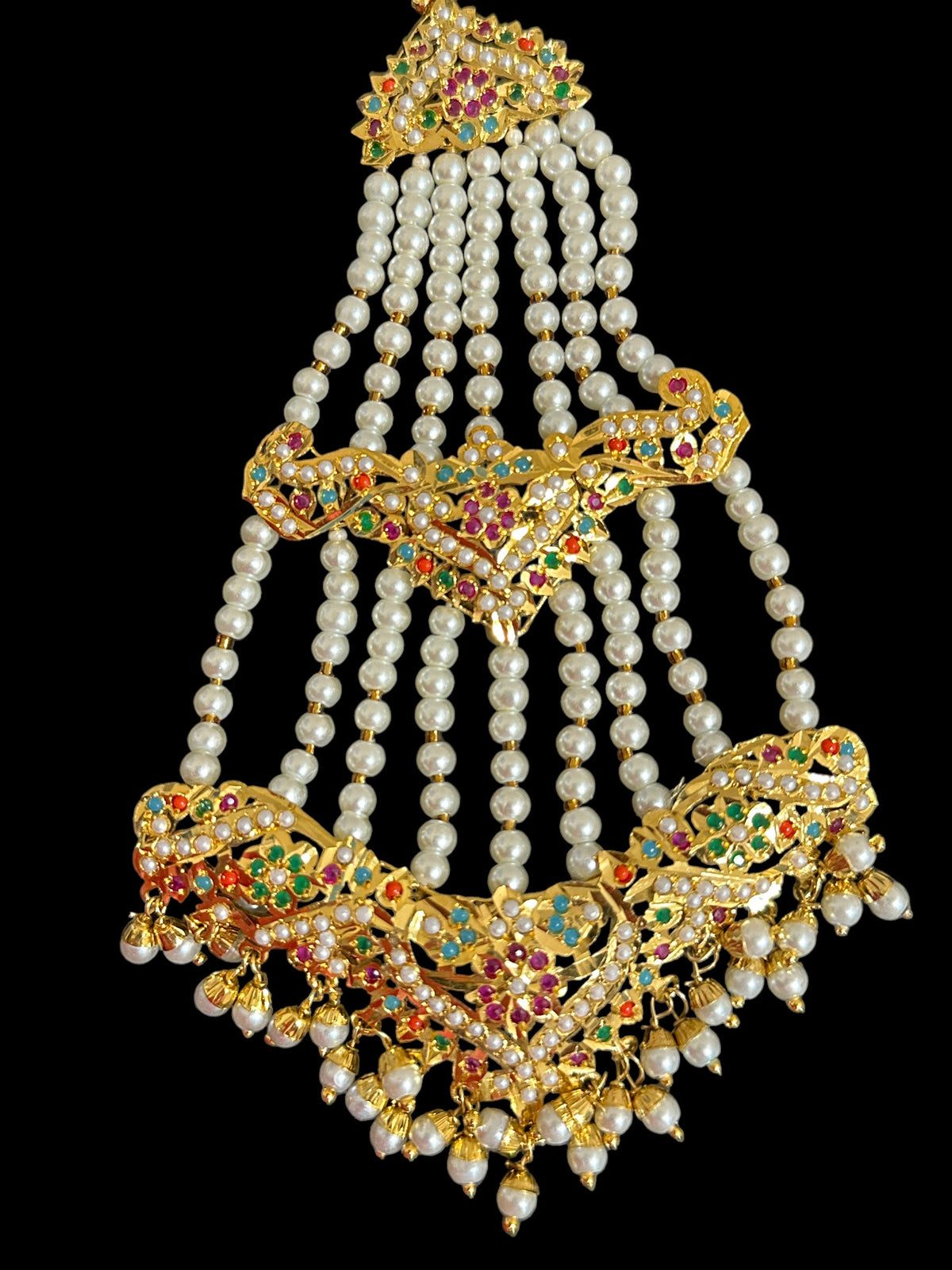 DJHR103 ASMITA jhoomar in Navratan ( READY TO SHIP)