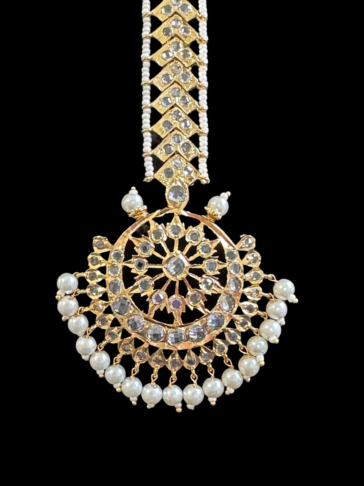 DJTK141 RIZA tika in Shell pearls (READY TO SHIP)