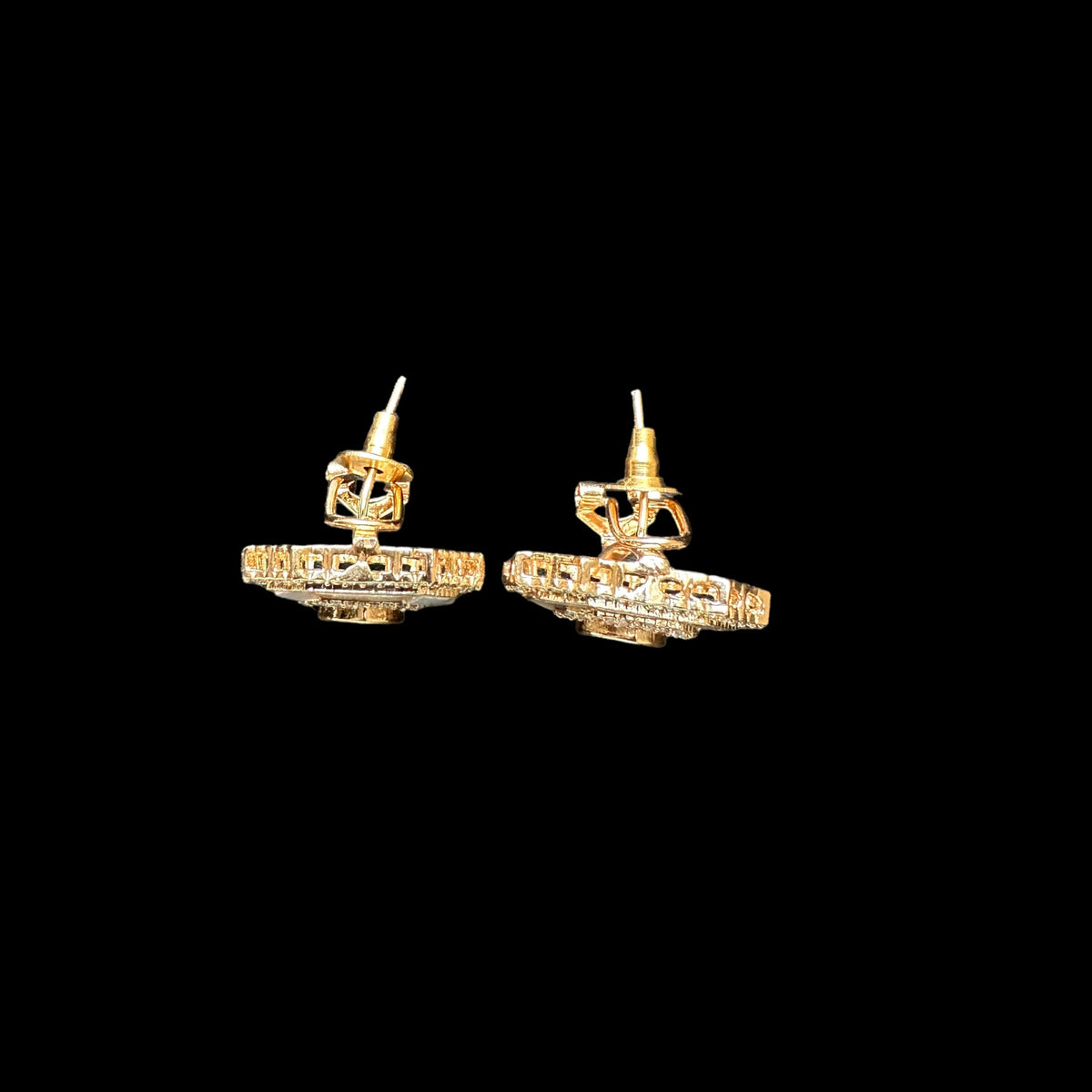 ET561 rose gold plated tops with mother of pearl ( READY TO SHIP )