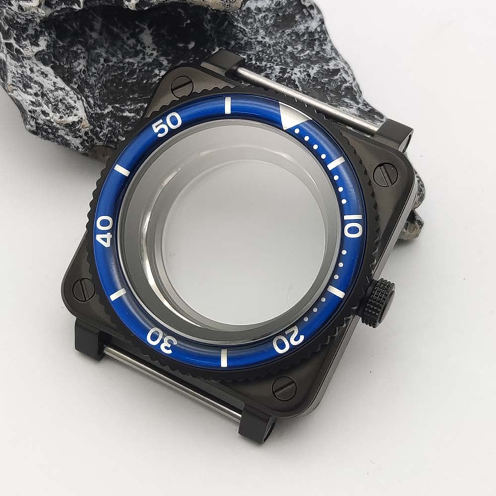 Modified Parts Square Base Watch Case