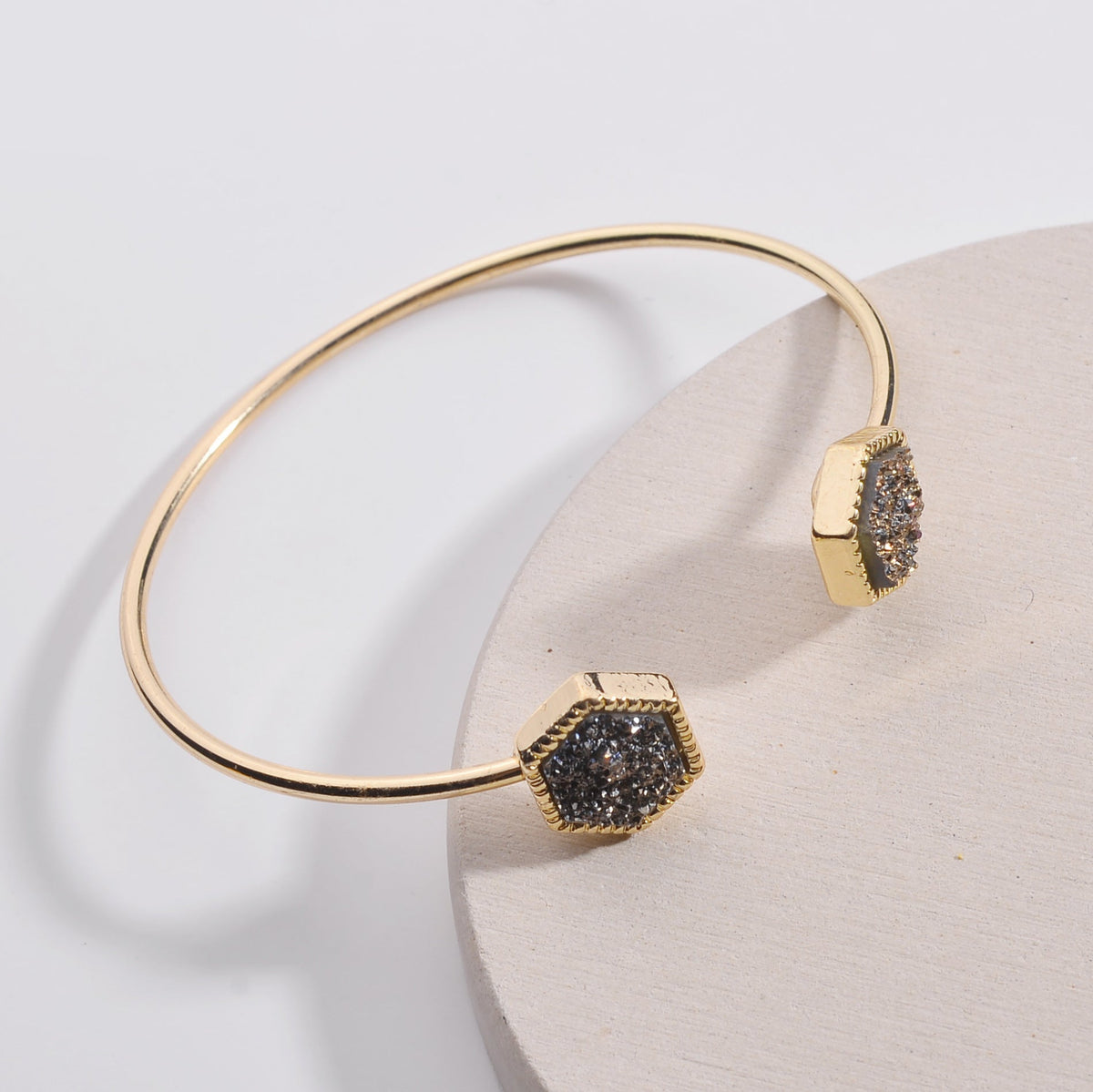Women's Alloy Geometric Pentagram Coated Crystal Tooth Bracelets