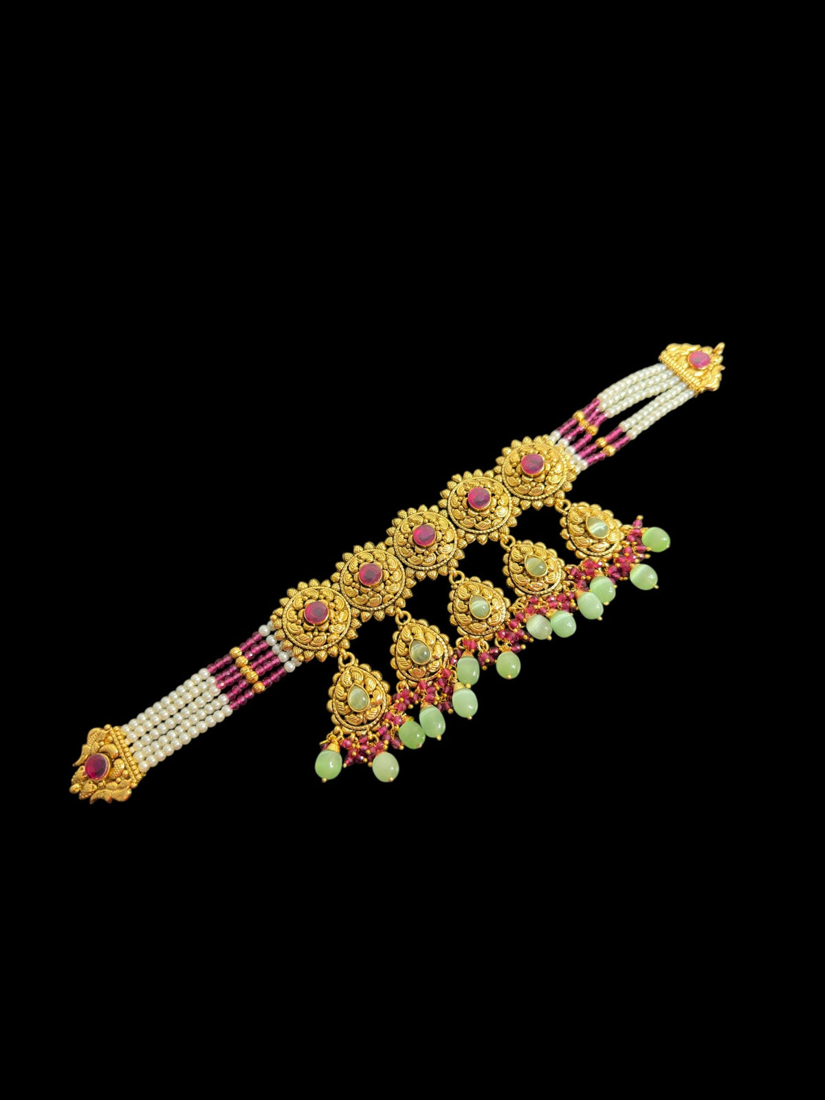 C334 Beena gold plated choker set ( READY TO SHIP )