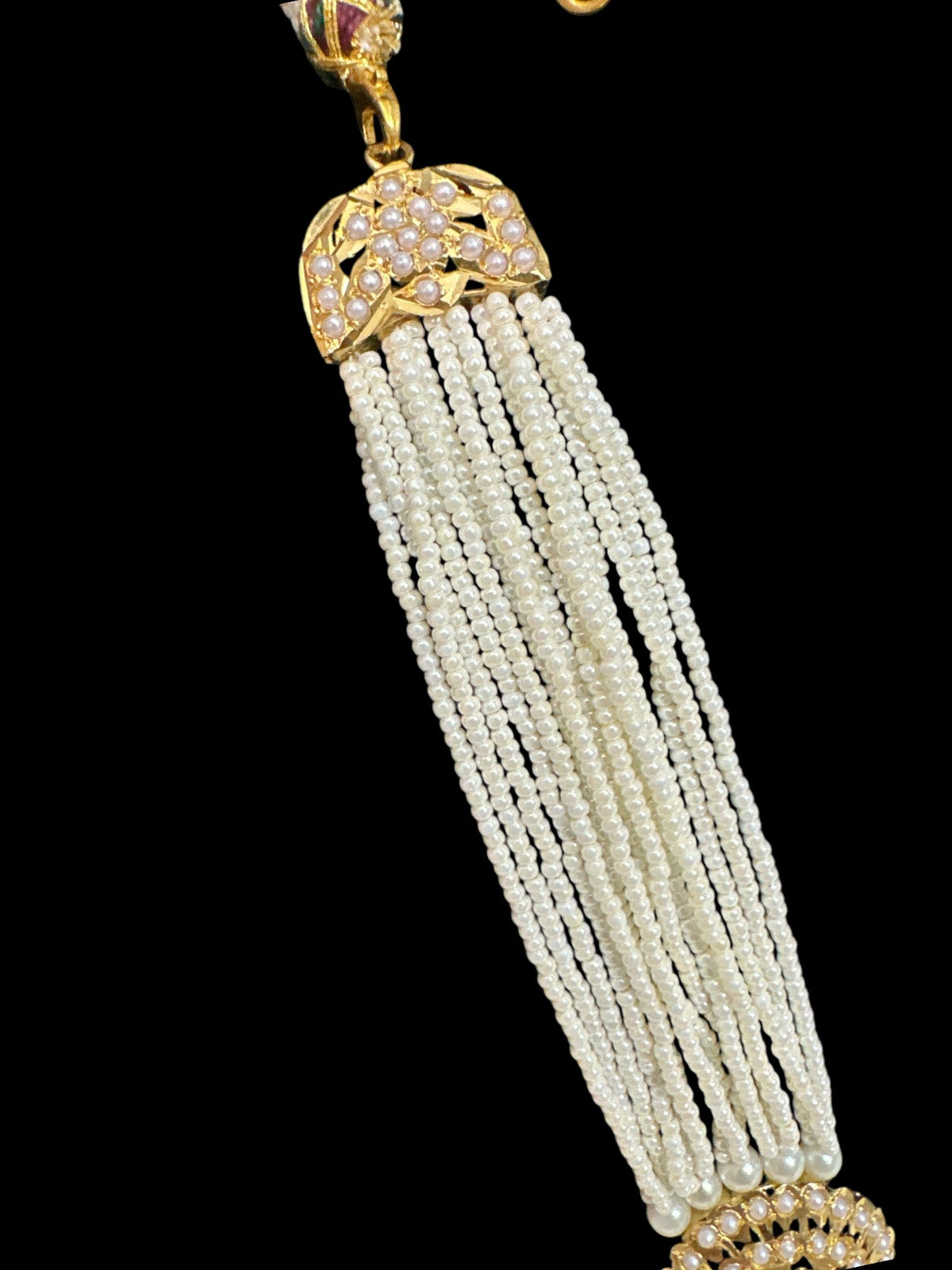 C512 Gold plated choker set in pearls ( READY TO SHIP)