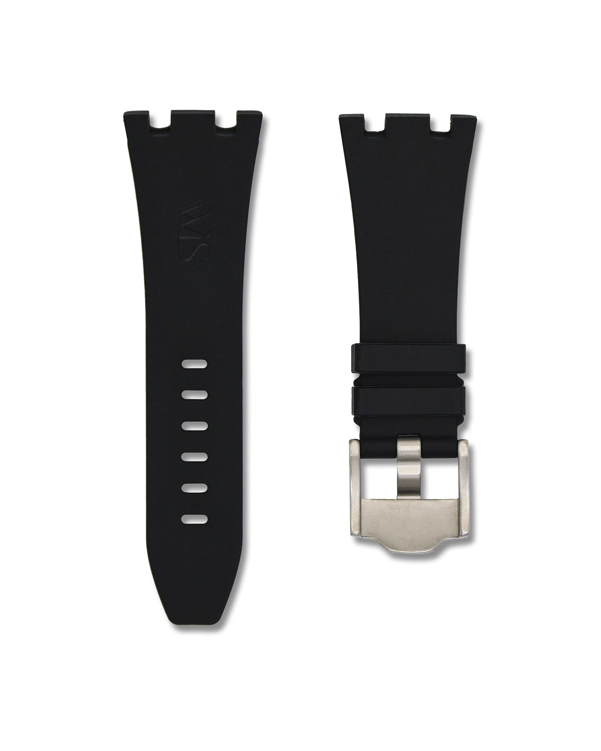 Tuxedo Black - Rubber Watch Strap For Audemars Piguet Royal Oak Offshore 42mm