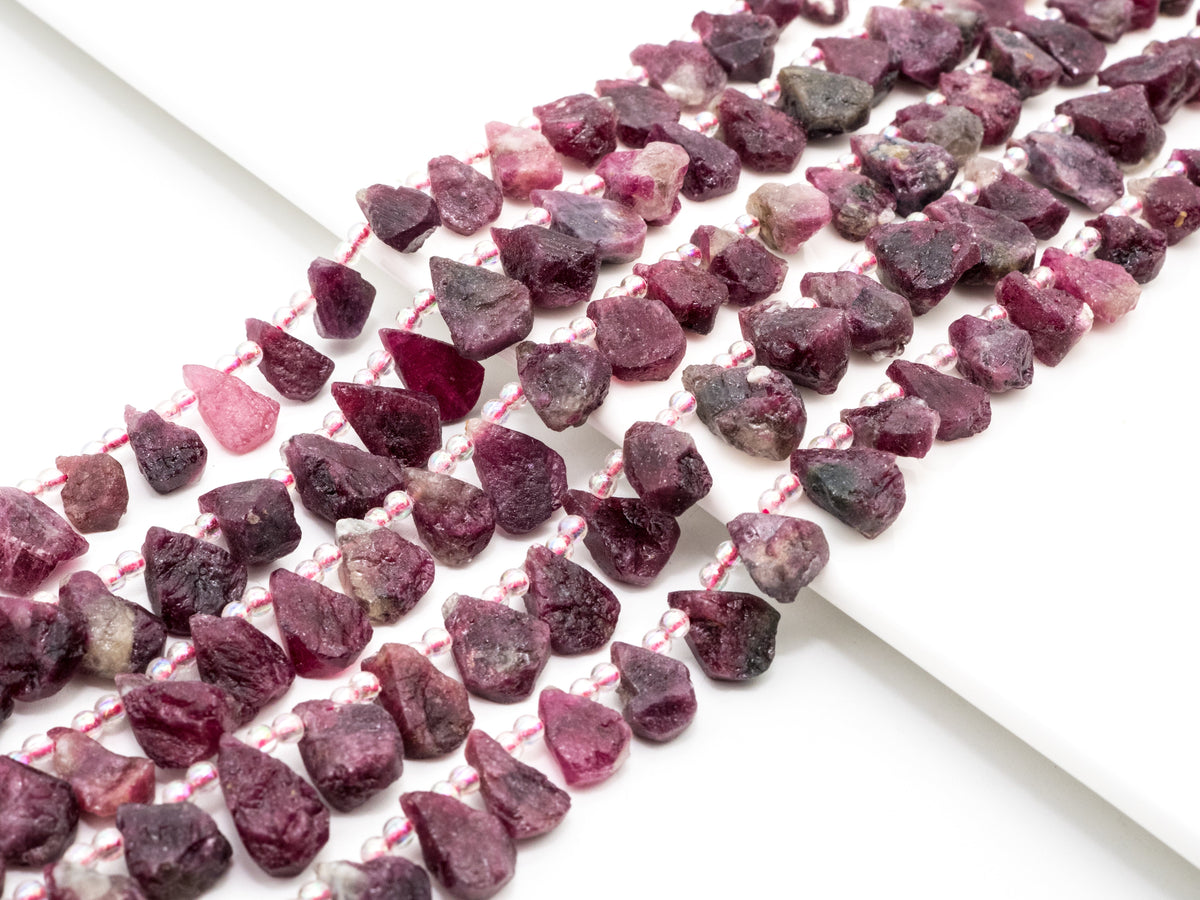 Quality Natural Tourmalite beads, 11-13mm Teardrop Natural Tourmalite Gemstone Beads, 15.5inch strand, SKU#U163