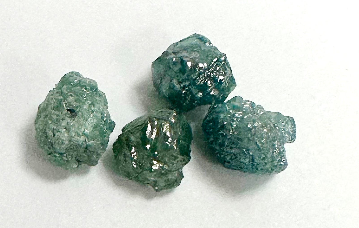 Blue Diamond Rough Facet Canadian .75 carat 4mm Raw
