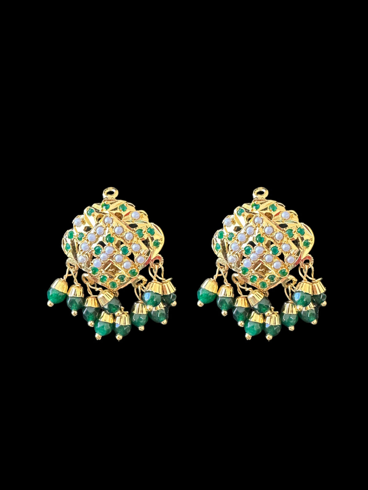 PS306 Shahreen emerald pendant set ( READY TO SHIP )
