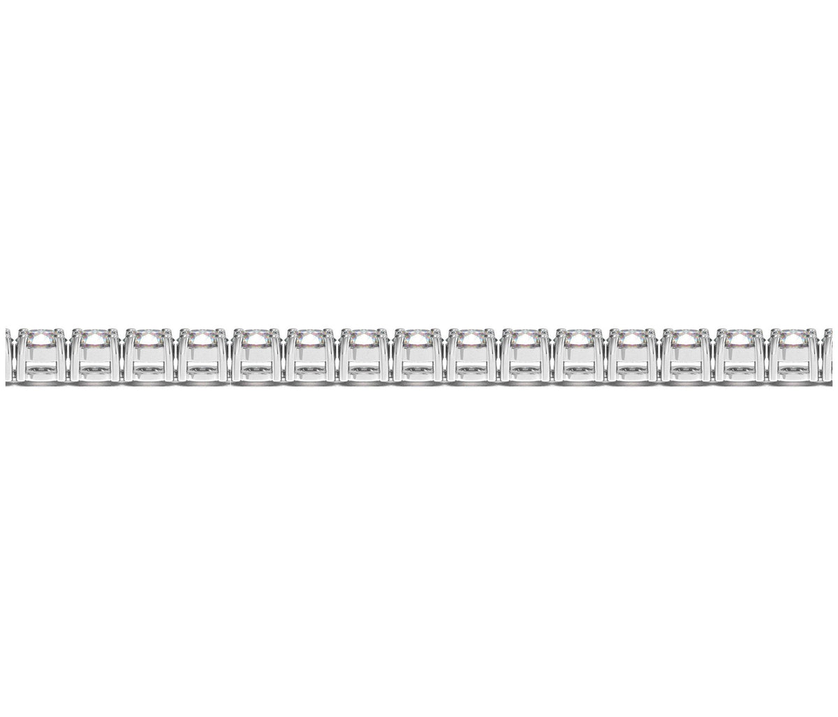 Lab Grown Round Diamond Tennis Bracelet in 14k White Gold (8 cctw F/G VS2/SI1)