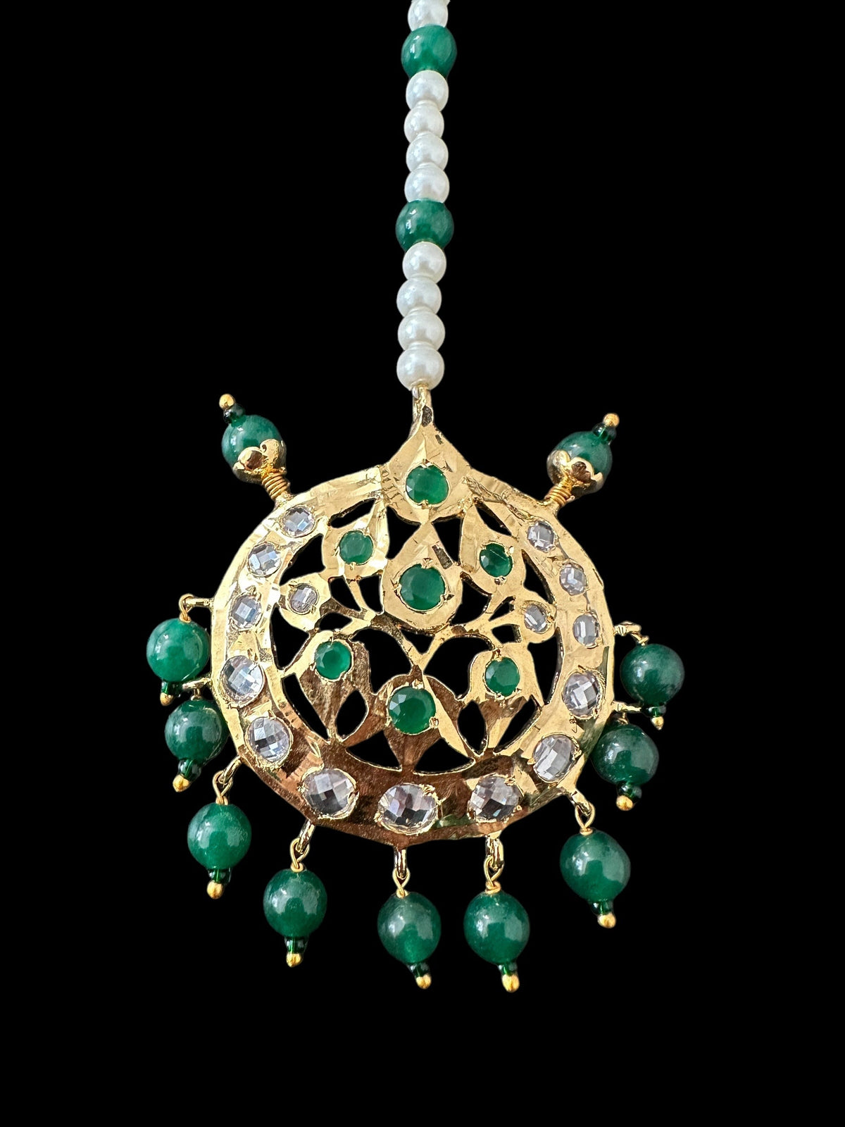 DJTK324 Insia tika in green ( READY TO SHIP )