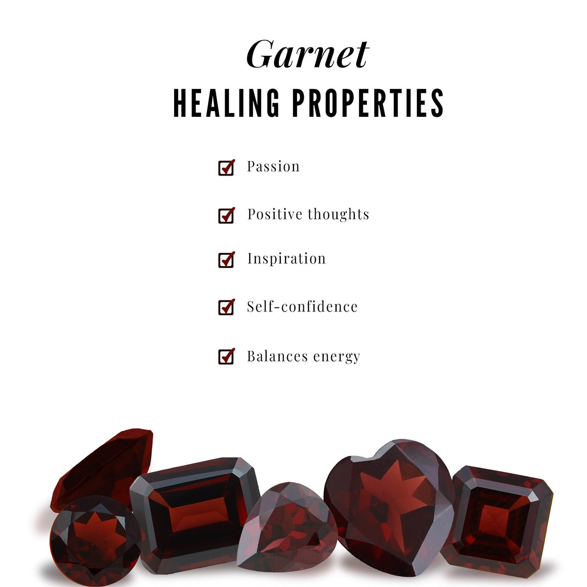 0.6 Carat Minimal Garnet and Diamond Geometric Stud Earrings