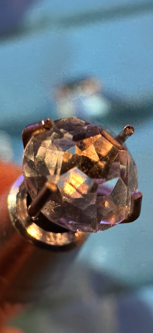 * GIA Certified 1.5ct Early Era Cushion Cut Strass Gemstone Diamond Simulant *