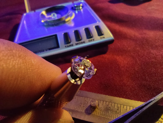 * 1ct GIA Certified D IF Loose Strass Gemstone Vintage Cushion Created Diamond