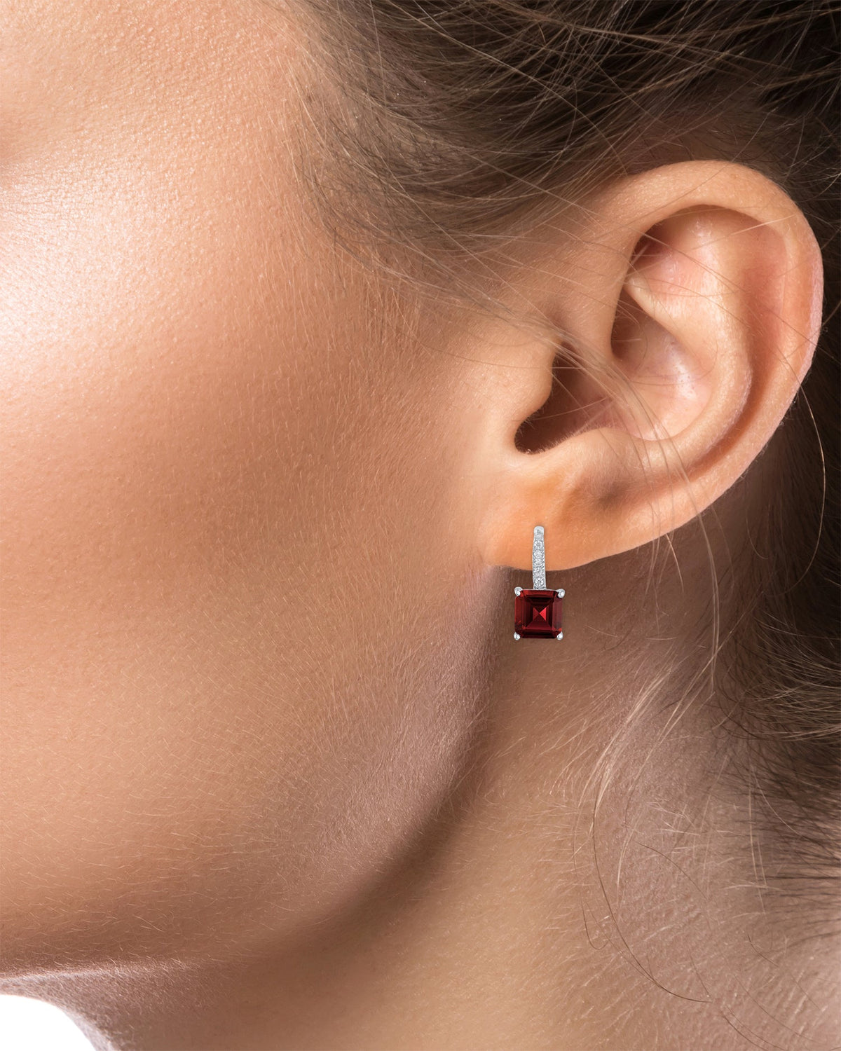 Asscher Drop Earrings