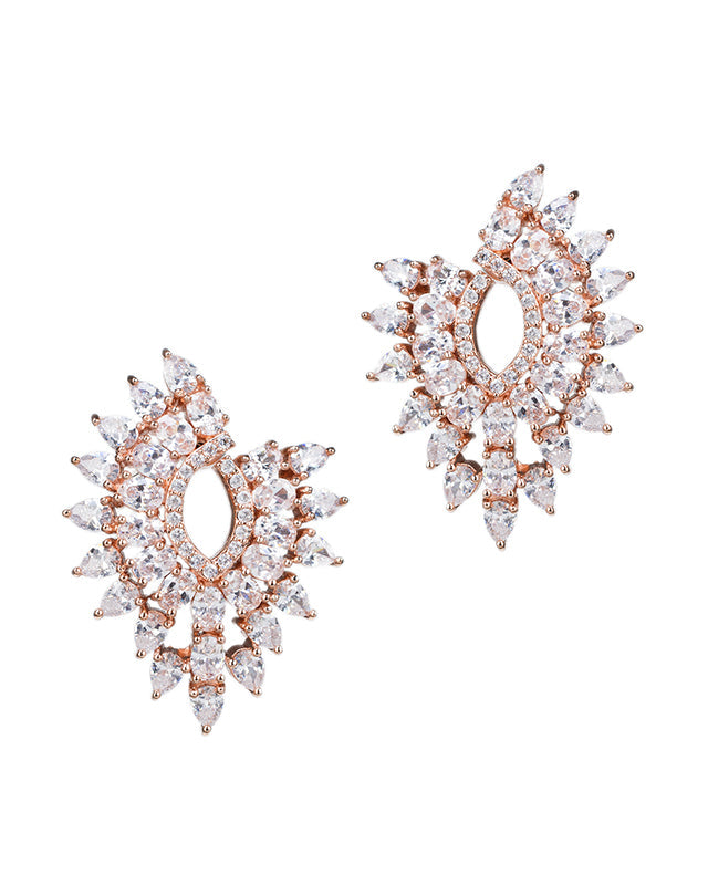 Open Cluster CZ Earrings