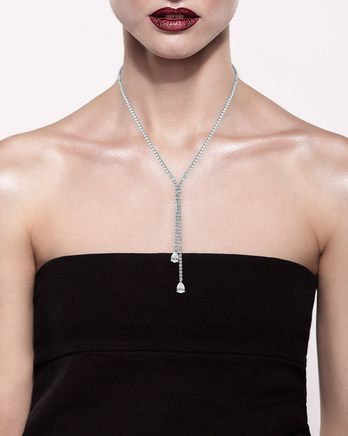 Double Drop Y-Necklace