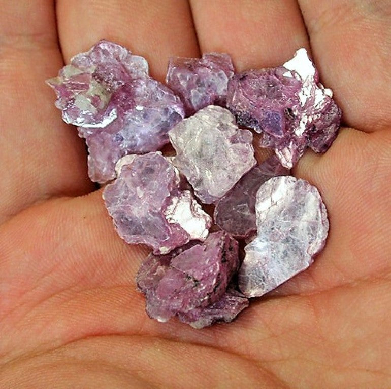 Lepidolite Rough Cut Purple Brazil Natural 1000 Carats Bulk Lot