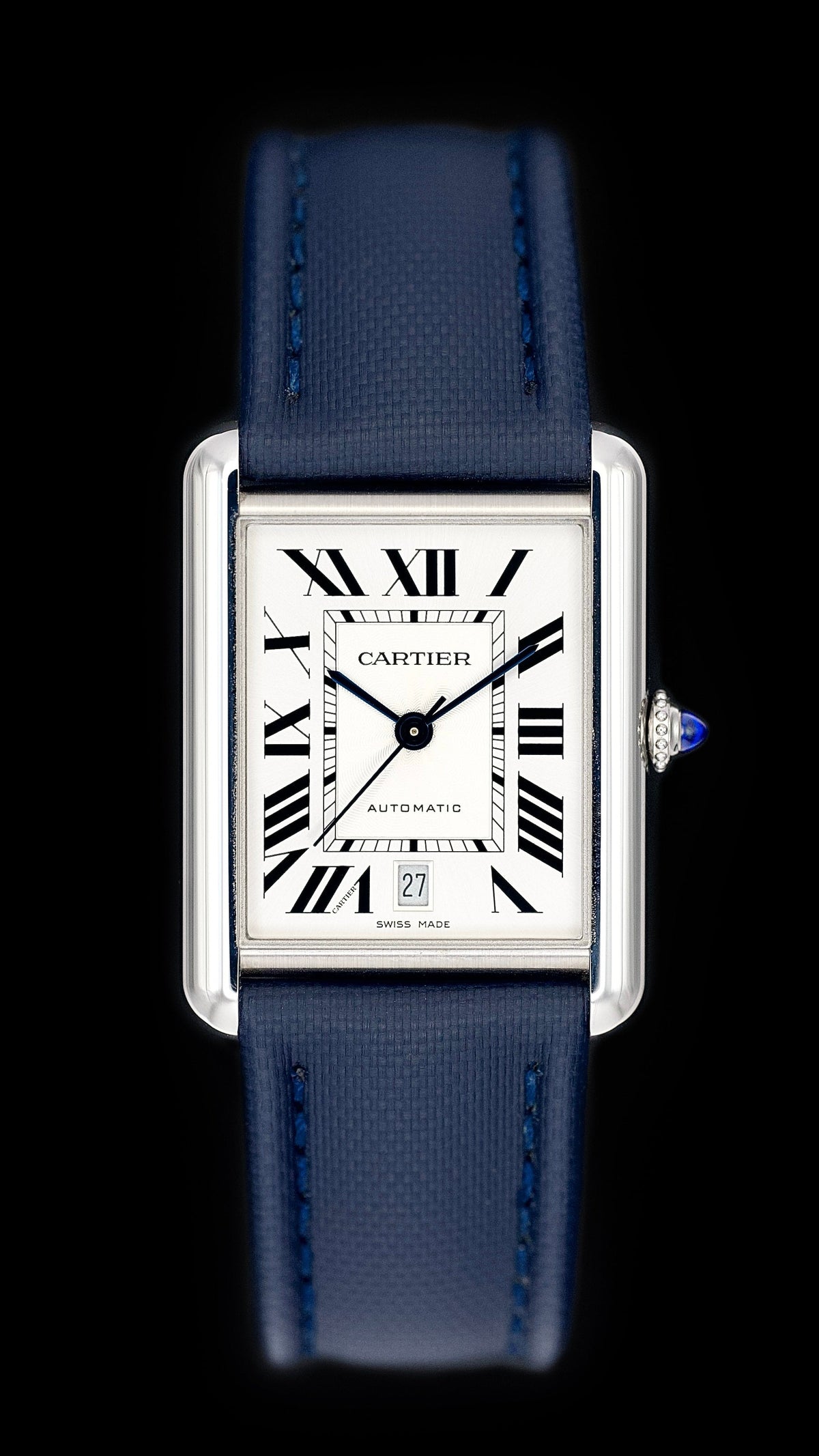 Midnight Blue Sailcloth Strap 19mm
