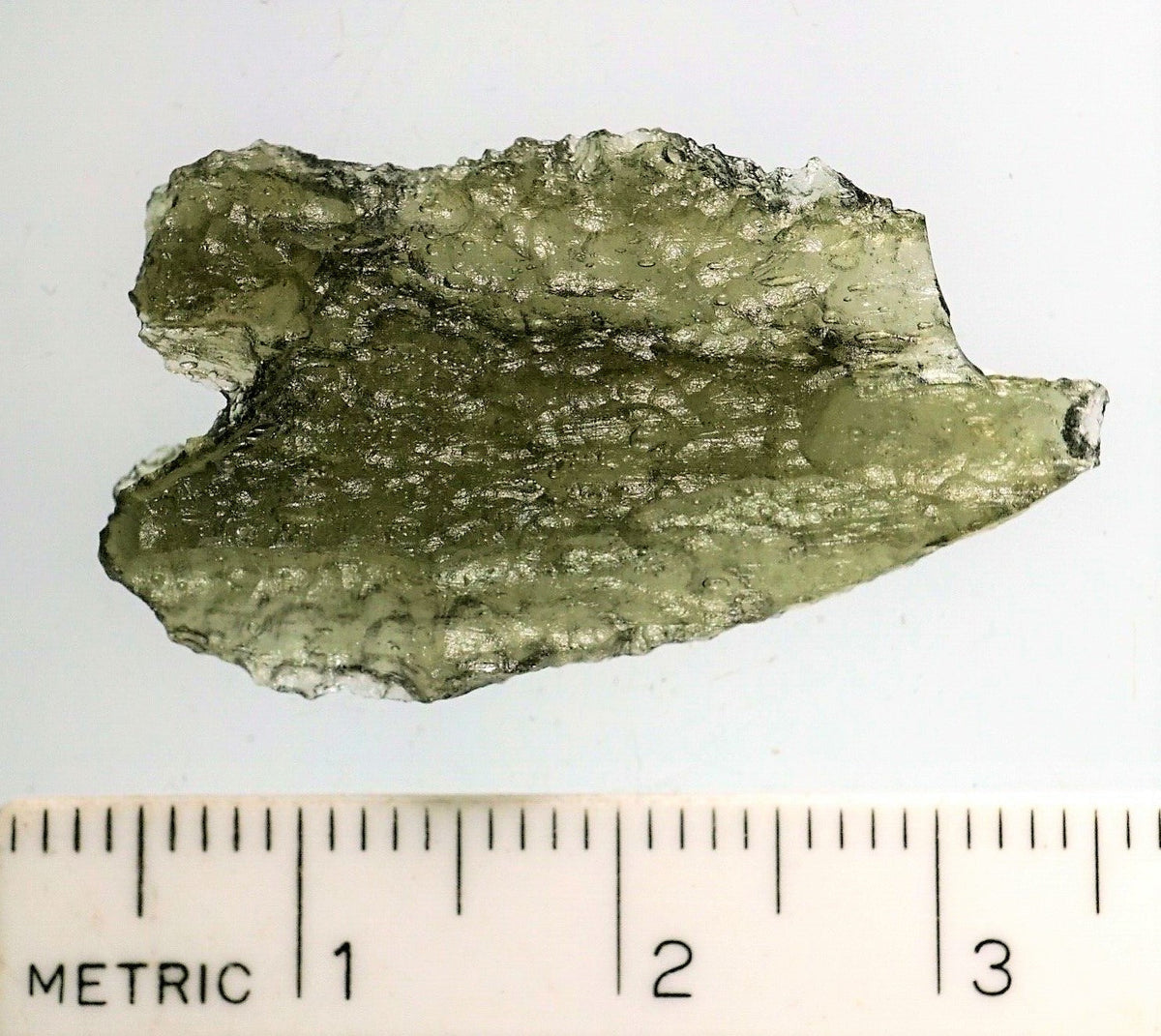 Moldavite Tektite Fragment Meteorite Green Impact Glass Meteor Rock 2g
