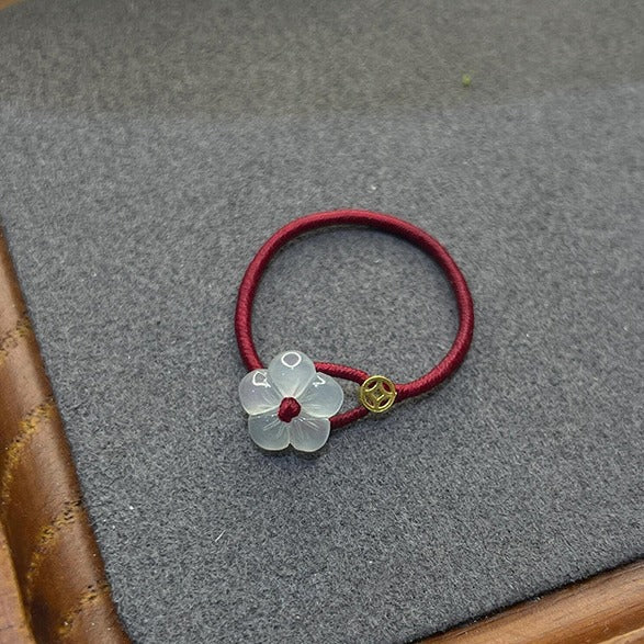 Chinese Hand-woven Rich Flower Design Ancient Style Ring