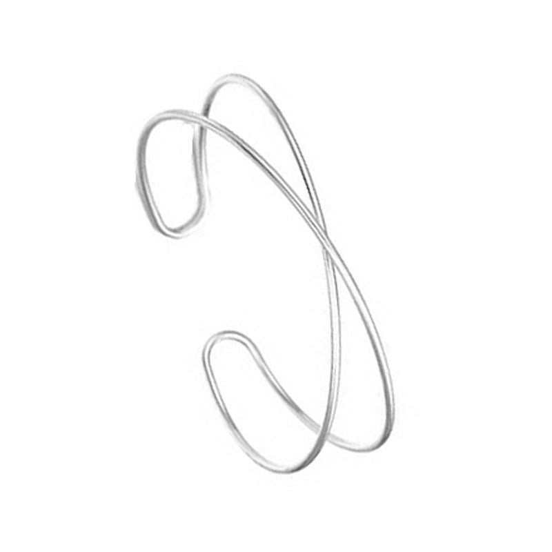 Geometric Metal Armband Exaggerated Personalized Leaf Bracelet