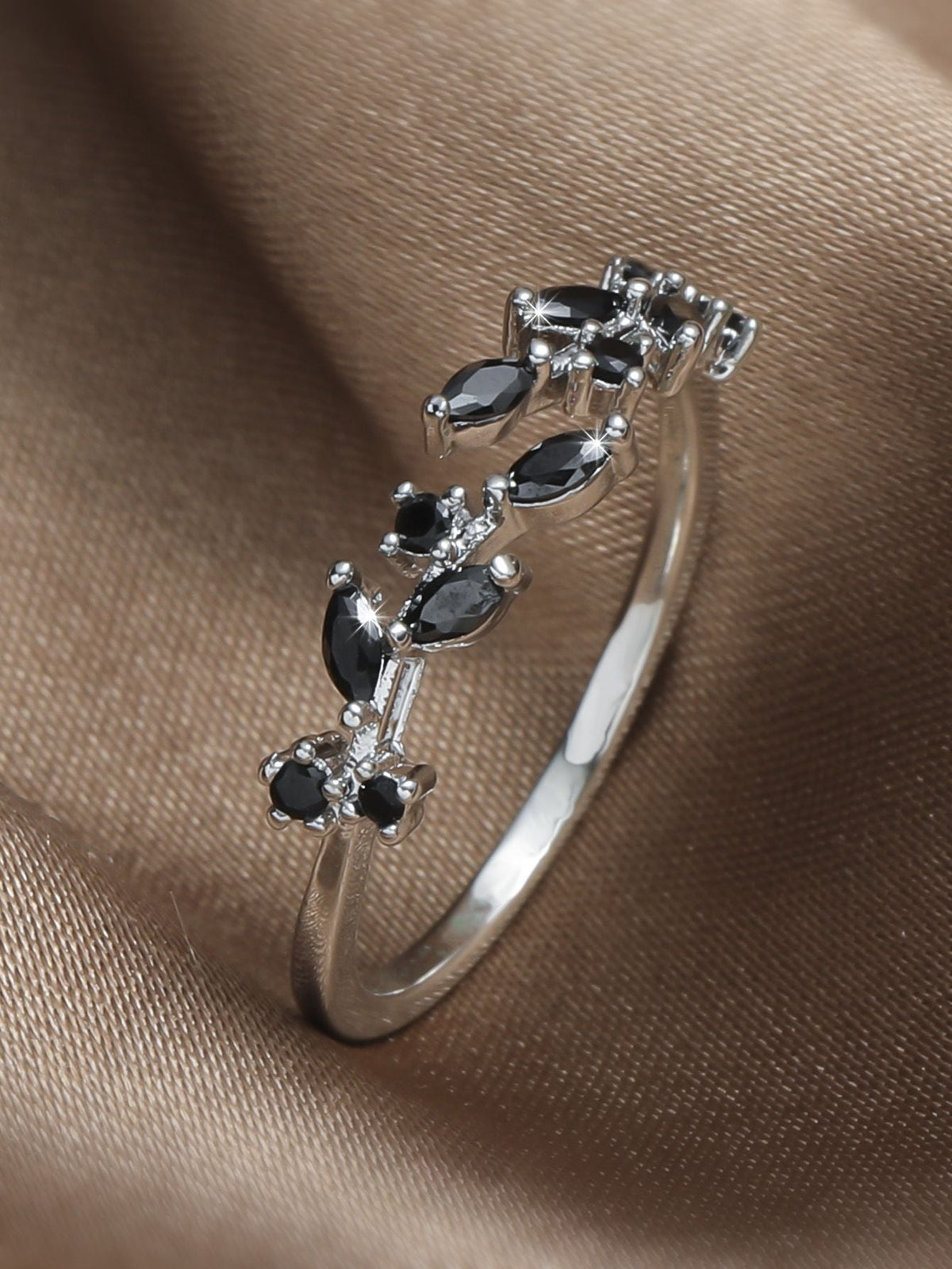 Flower Geometric Open Wheat Fashion Shank Rings