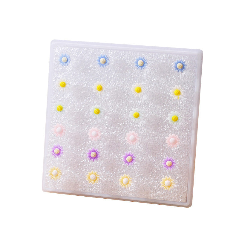 Temperamental Minority Exquisite Camellia Cherry Blossom Korean Stud Earrings