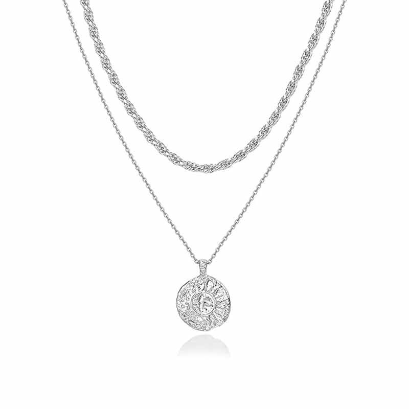 Women's Wind Twin Niche Design Fashion Cuban Chain Necklaces